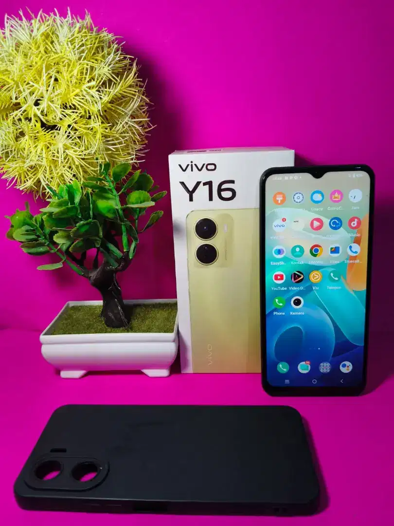 VIVO Y16 ram 4/128 4g Lte lengkap segel mulus