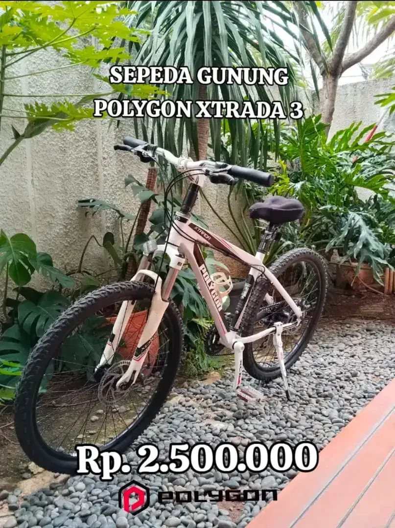 DIJUAL SEPEDA GUNUNG MTB POLYGON XTRADA 3 BEKAS