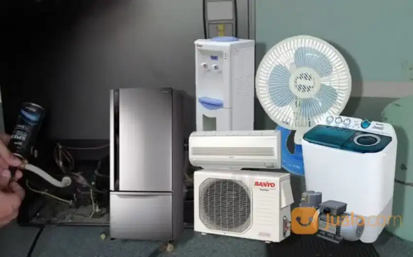 SERVICE AC,KULKAS,MESIN CUCI,POMPA AIR,TV DLL