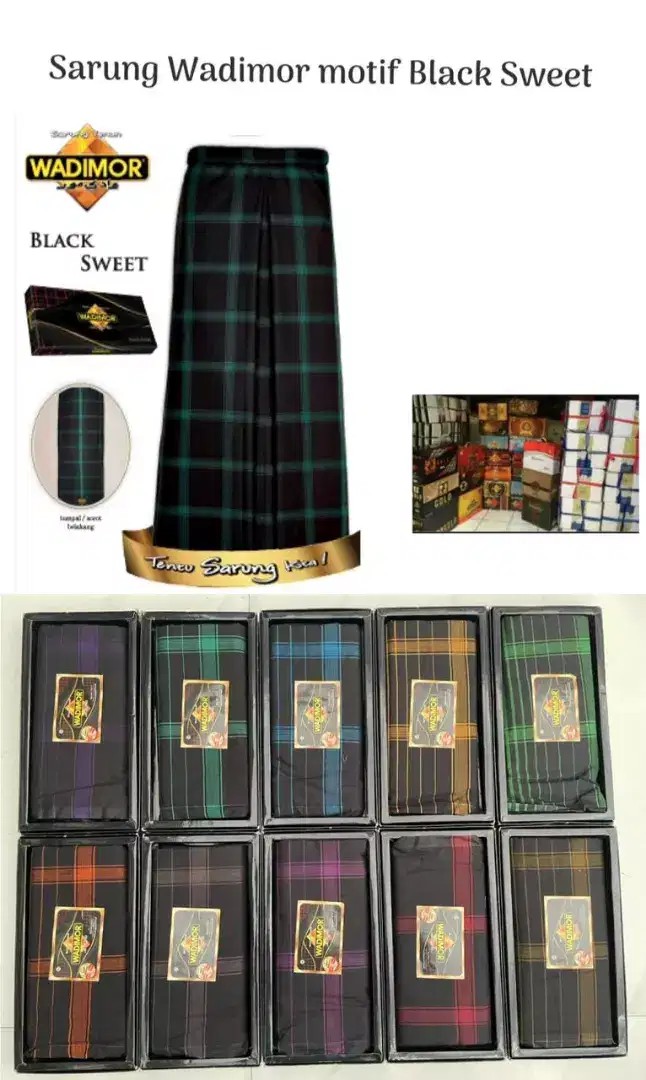 Grosir sarung wadimor motif keren