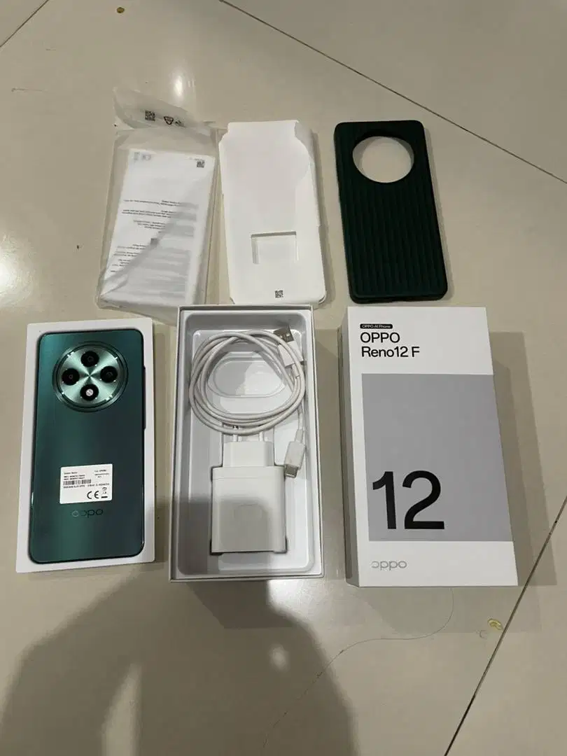 Oppo reno 12F 4G 8/256 garansi panjang baru 10 harian