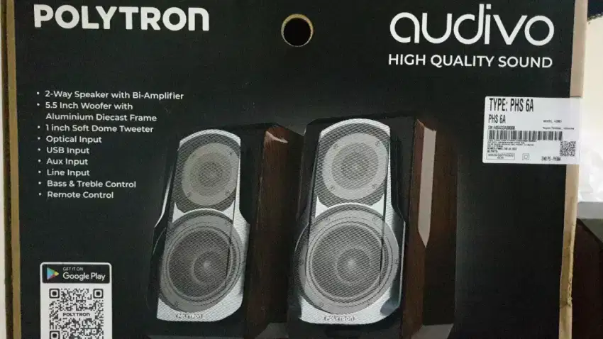 Speaker Aktif Bluetooth High Quality POLYTRON PHS 6A