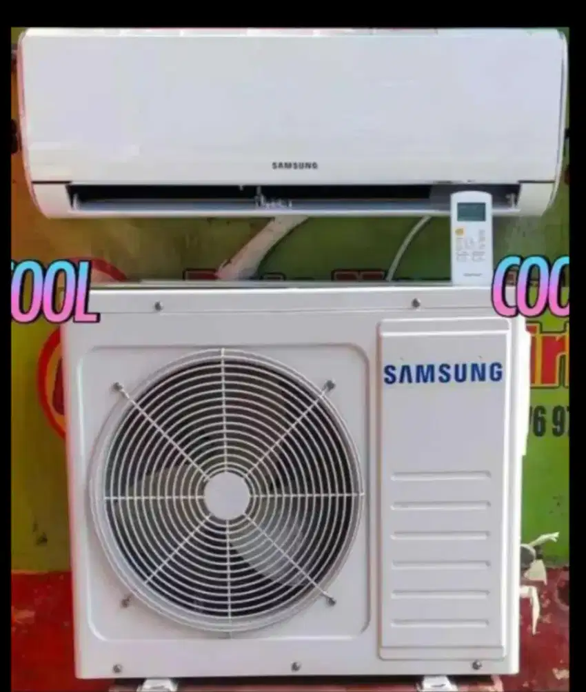 Jual ac Samsung 1/2 pk R410 lowwat 360 watt kondisi 95% ori semua