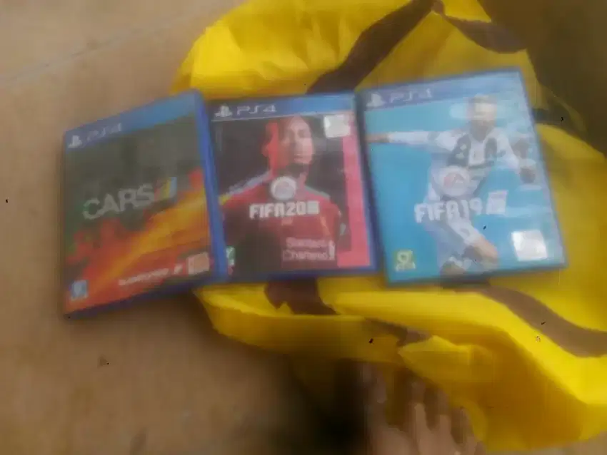 3 BD KASET PS 4 ORI SECOND FIFA 19,20&CARS