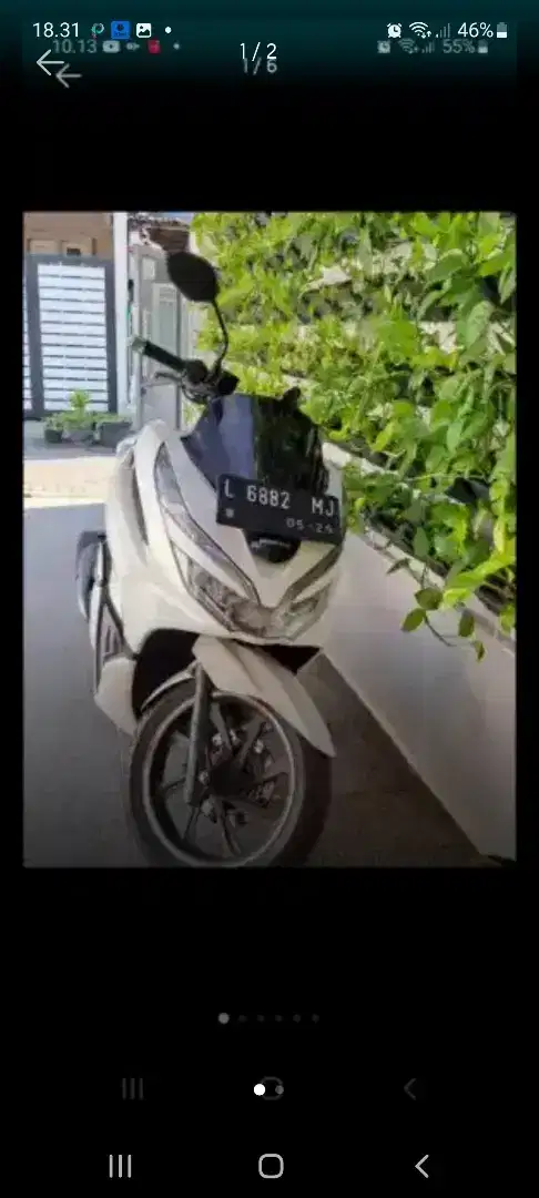 PCX ABS KM 15 RIBU.    SURAT LENGKAP REMOTE LENGKAP