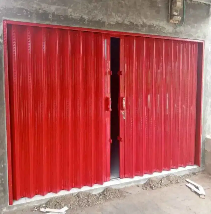 Pintu ruko dan garasi folding gate pintu lipat dan rolling door