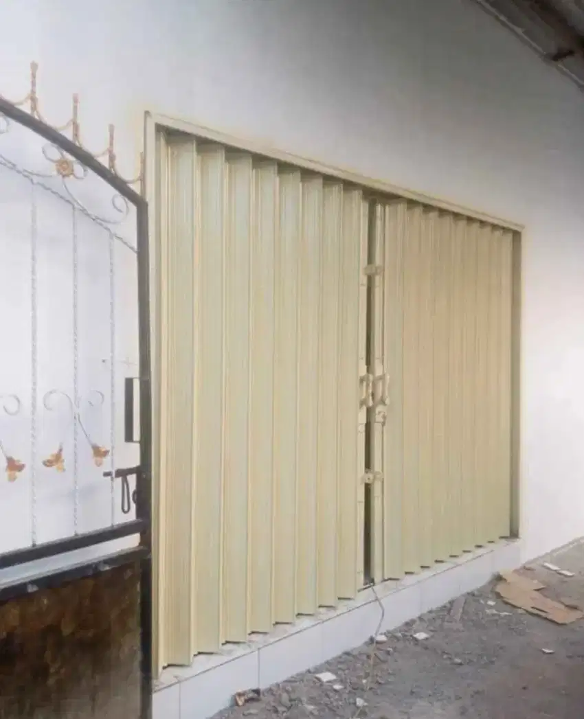 Pintu ruko dan garasi folding gate pintu plat lipat