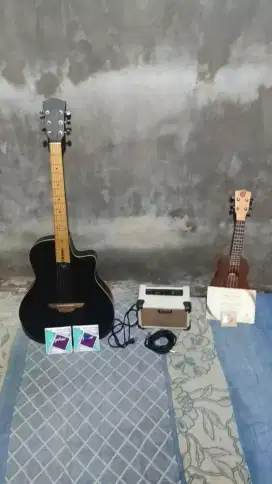 Di jual gitar listrik satu set