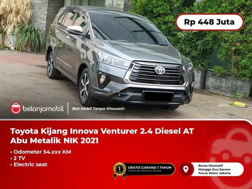 [2 TV] Toyota Kijang Innova Venturer 2.4 Diesel AT Abu 2021/2022