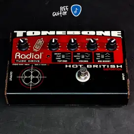 SALE Radial Tonebone Hot British 12AX7 Tube Distortion Pedal