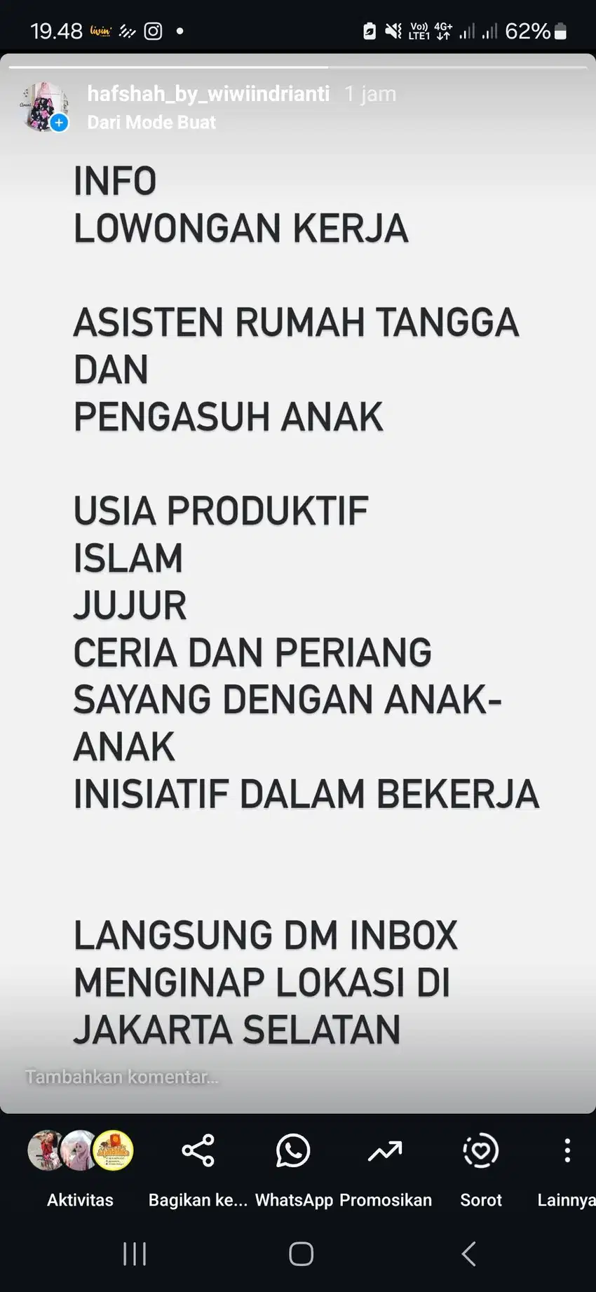 LOKER PENGASUH ANAK