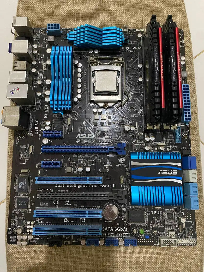 Paket Motherboard + i7 2600k + RAM 32GB