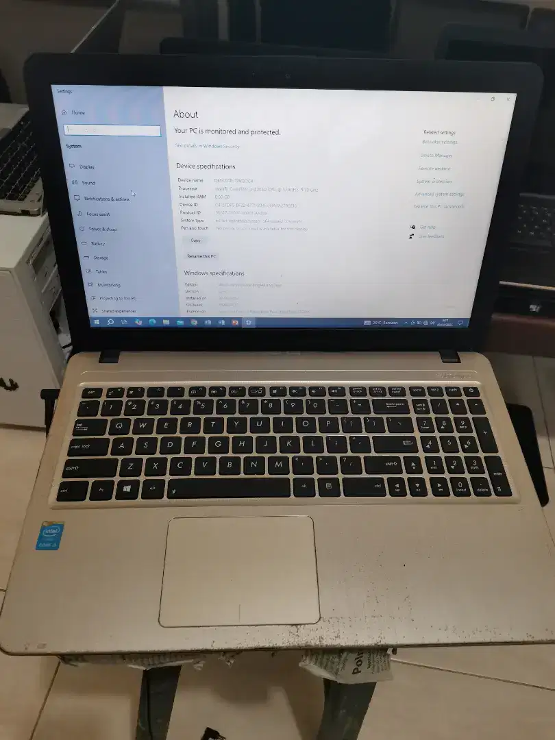 Laptop Asus X540LA i3 ram 8 ssd