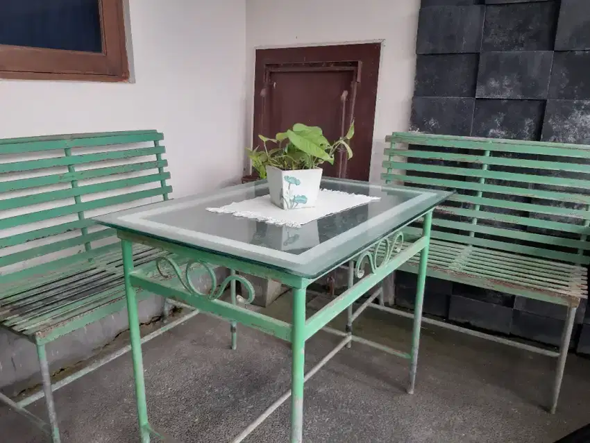 Dijual Kursi Taman (Pipa dan Plat besi tebal)