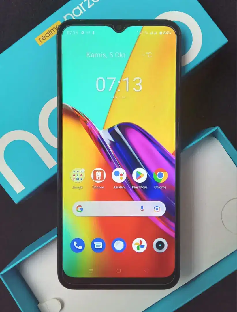 Realme Narzo 50i Prime ram 3/32 Mulus Fullset