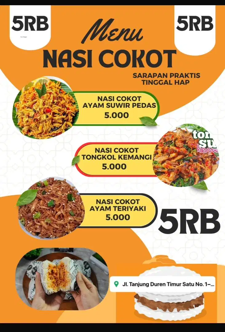 Di butuhkan karyawan untuk jaga NASI COKOT