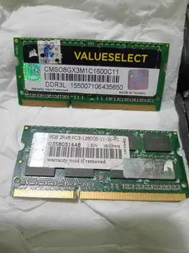 Memory Laptop DDR3  8GB Pc-12800