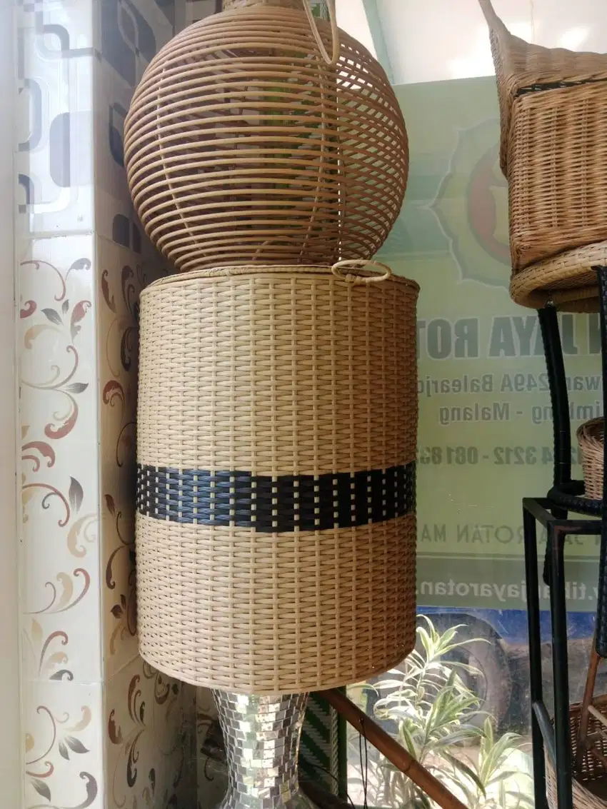 jual Keranjang loundry rotan sintetis