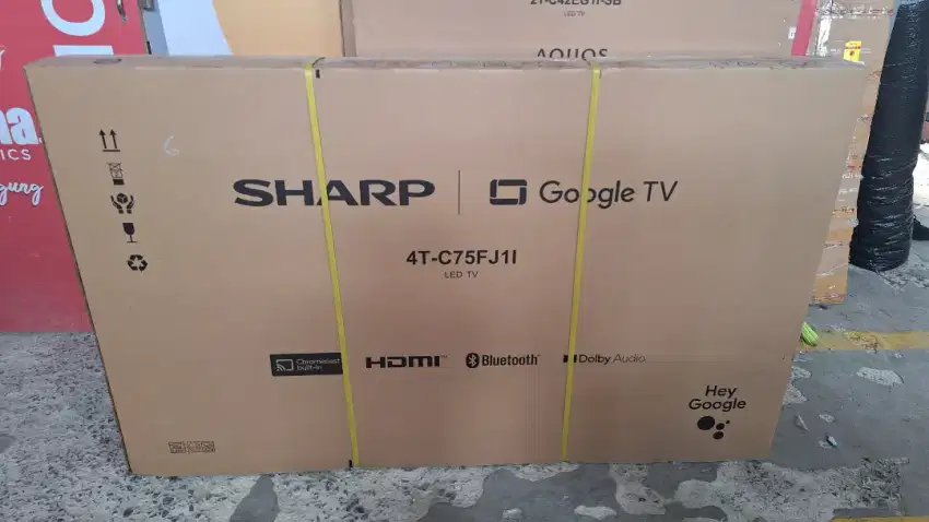 SHARP LED GOOGLE TV 4K 75 INCI 4T-C75FJI1