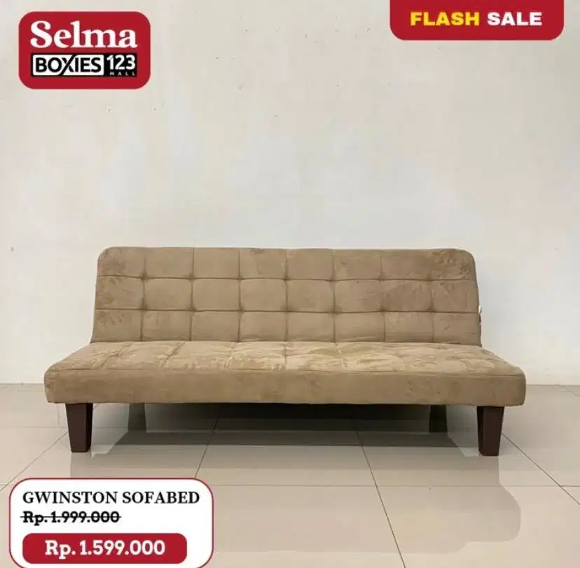 Sofabed gwinston cokelat