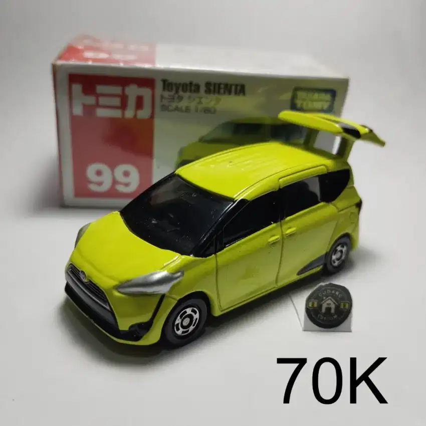 Tomica Toyota Sienta bukan hot Wheels matchbox