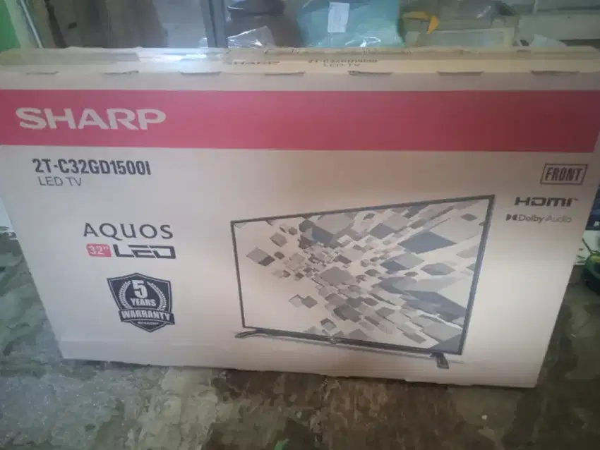 TV Sharp aquos led 32 inch baru dapet hadiah