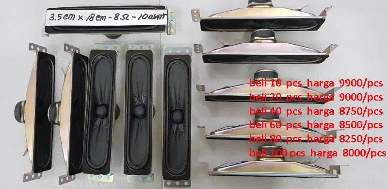speaker tv oval 3.5cm x 18cm 10w suara detil mantab model bagus