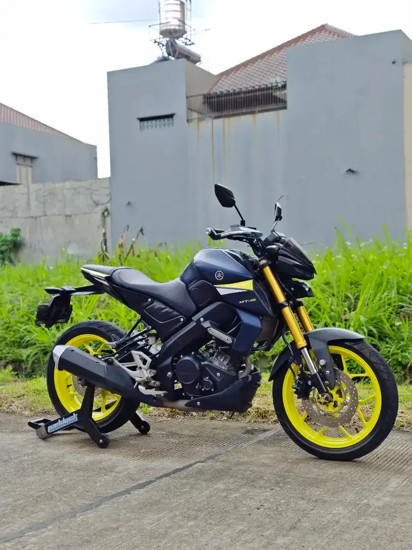 YAMAHA MT15 BIRU TAHUN 2019 LOW KM PAJAK ON UNIT RAWATAN SIAP GAS