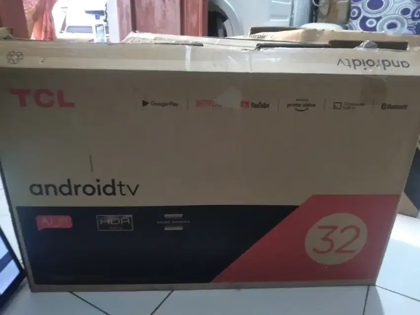 Android tcl 32 A5+ ,full set ori like new, yutube netflix,rmot voice