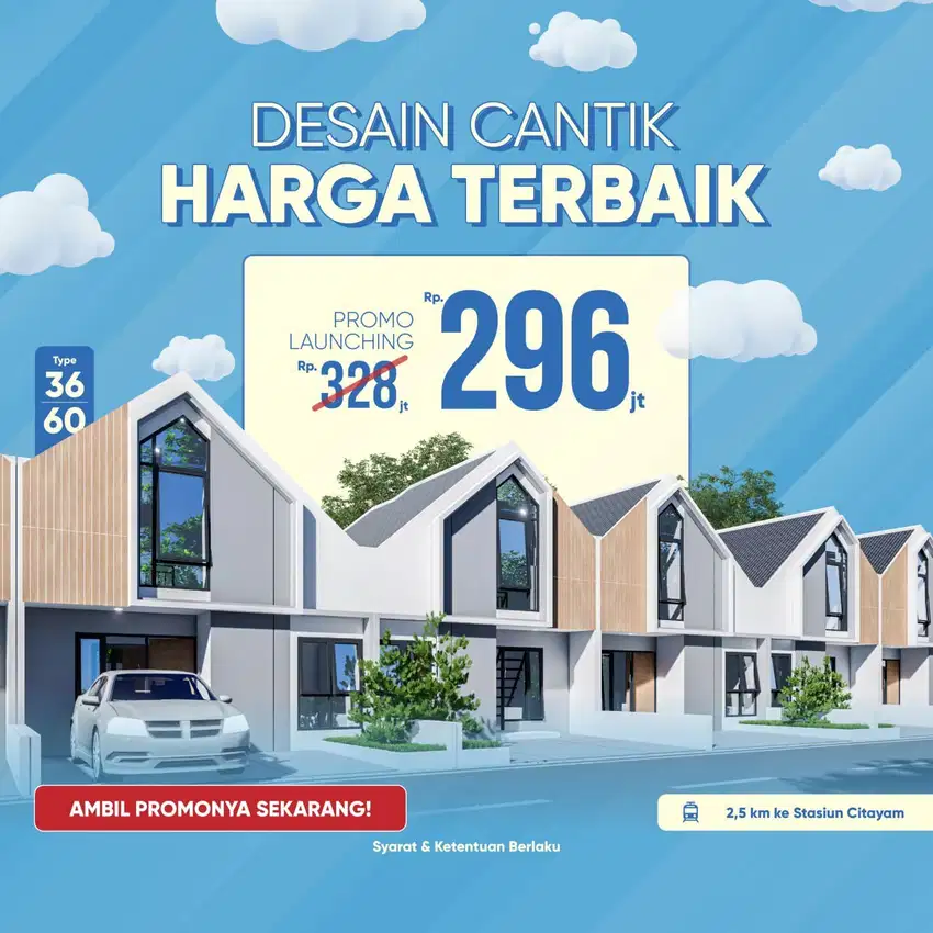 Hunian Syariah Tanpa Riba di Barazaki Ragajaya Village Depok