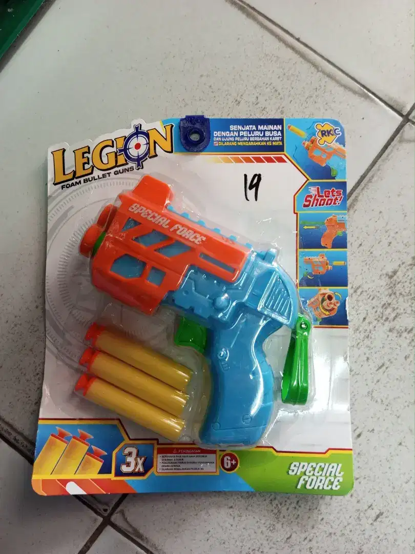 Mainan anak shootgun foam bullet