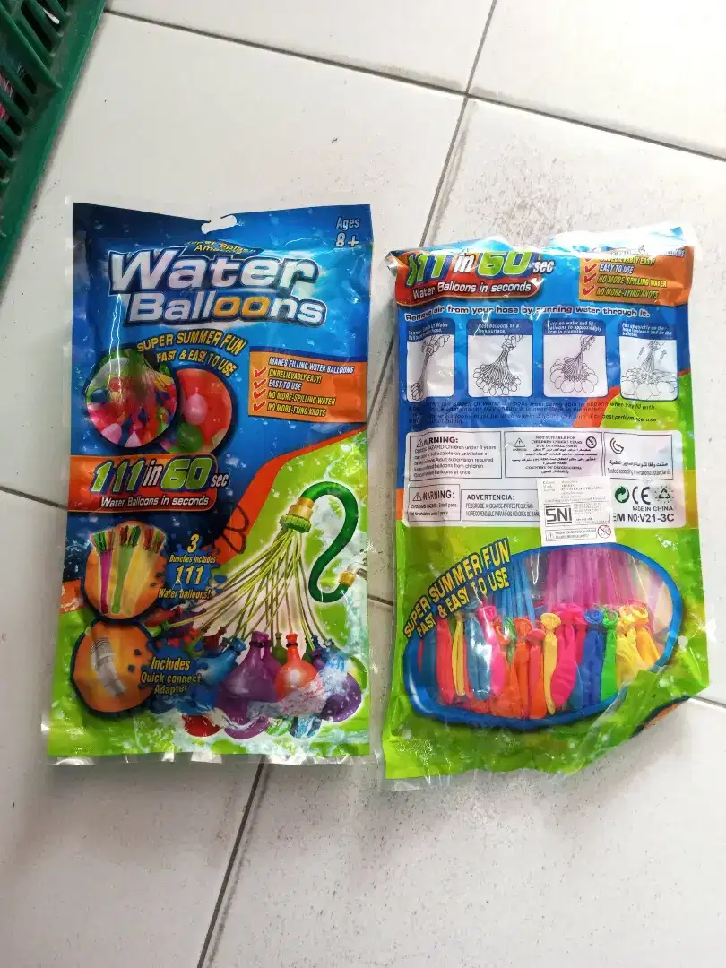 Mainan anak waterballon 111pcs