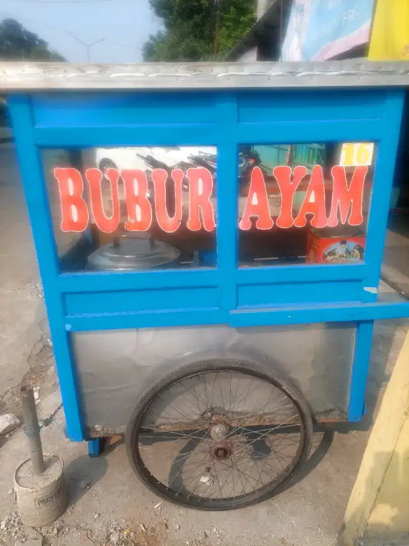 Gerobak / Gerobag / Stand Bubur ayam Bakso