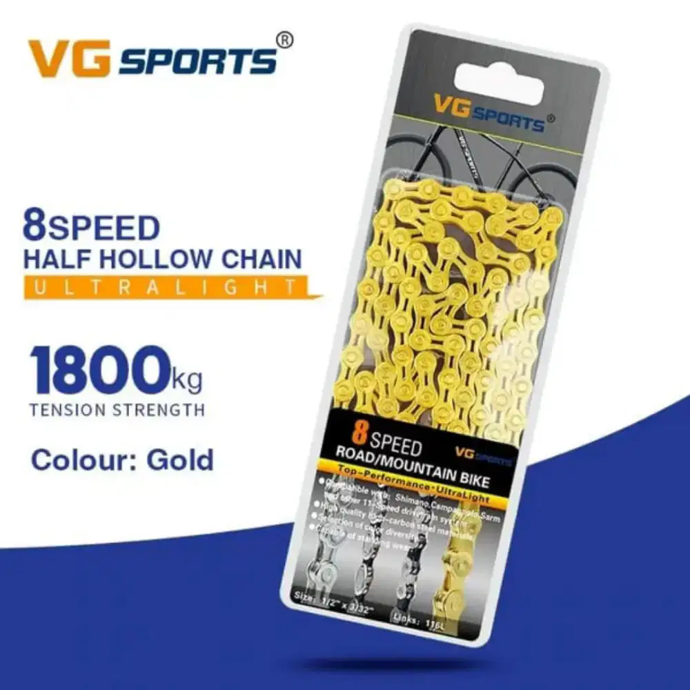 VG Sports Rantai Sepeda Bicycle Chain 8 Speed