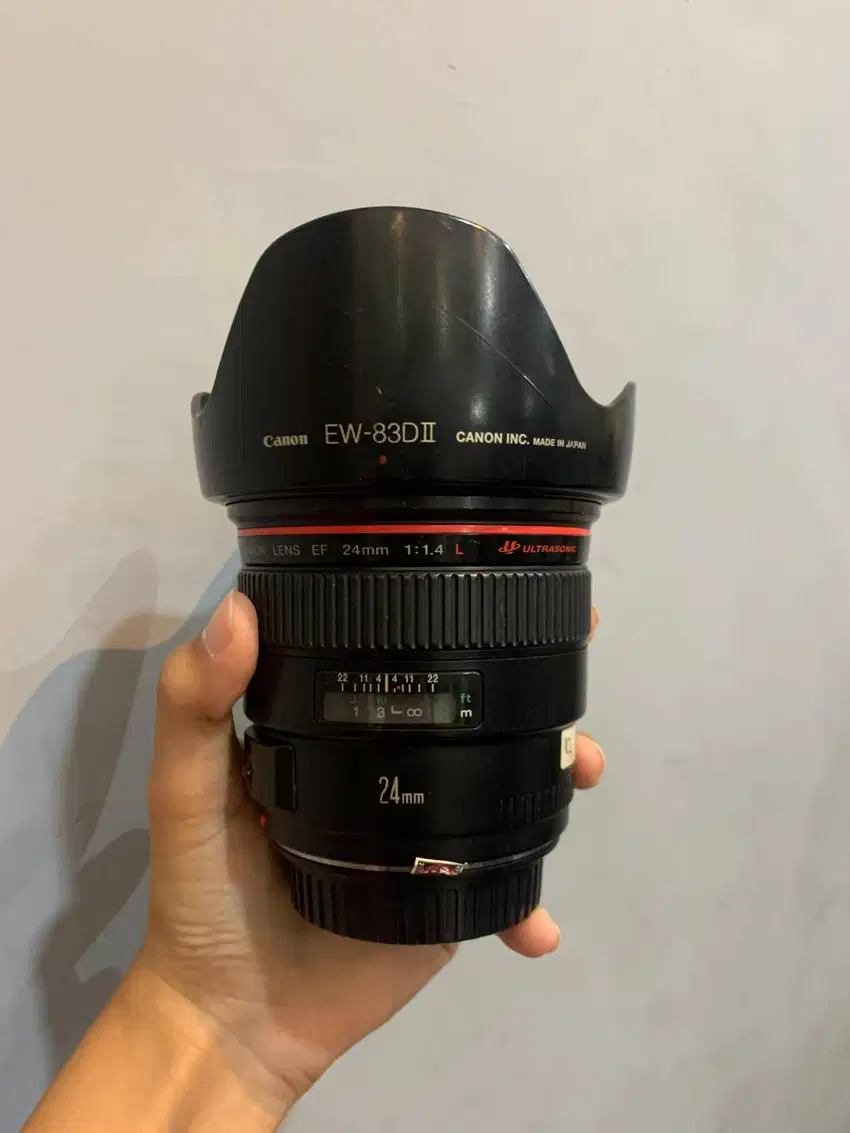 DIJUAL LENSA CANON 24MM F1.4 L USM