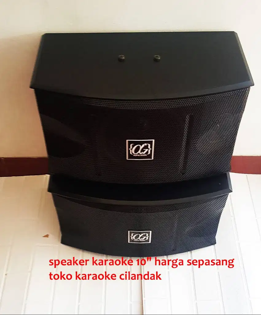 SPEAKER KARAOKE 10 3way  harga sepasang 1.2juta