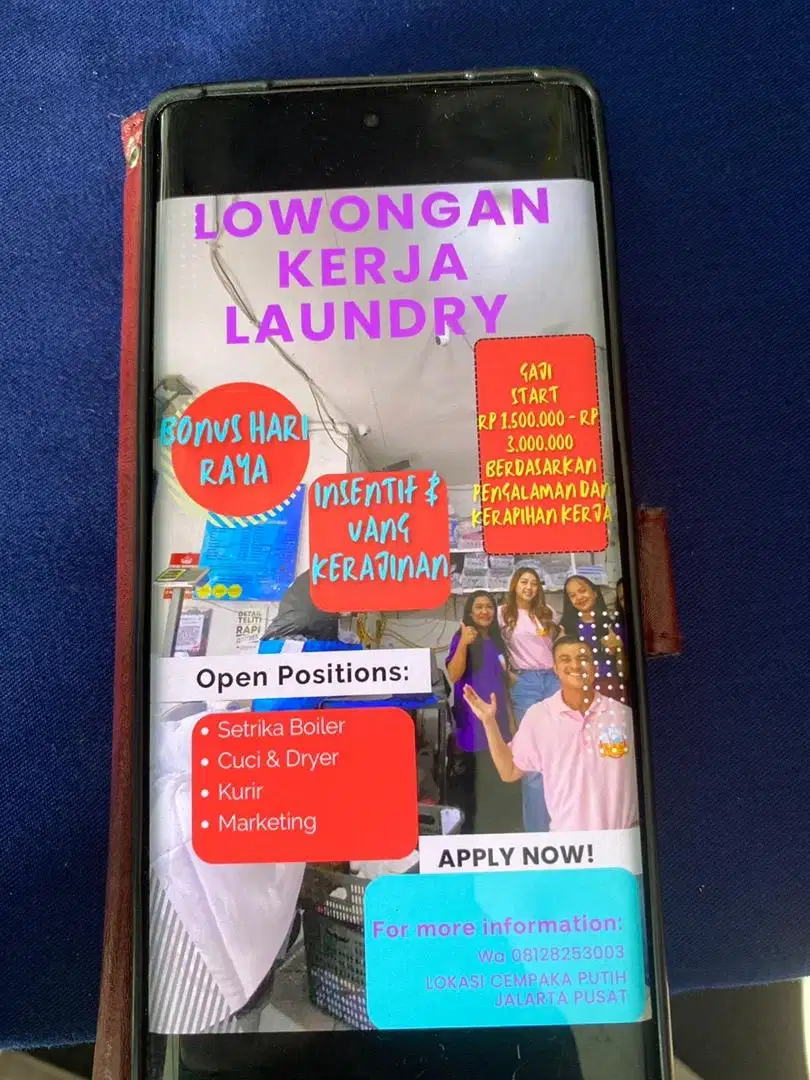 LOWONGAN KERJA TERBARU LAUNDRY