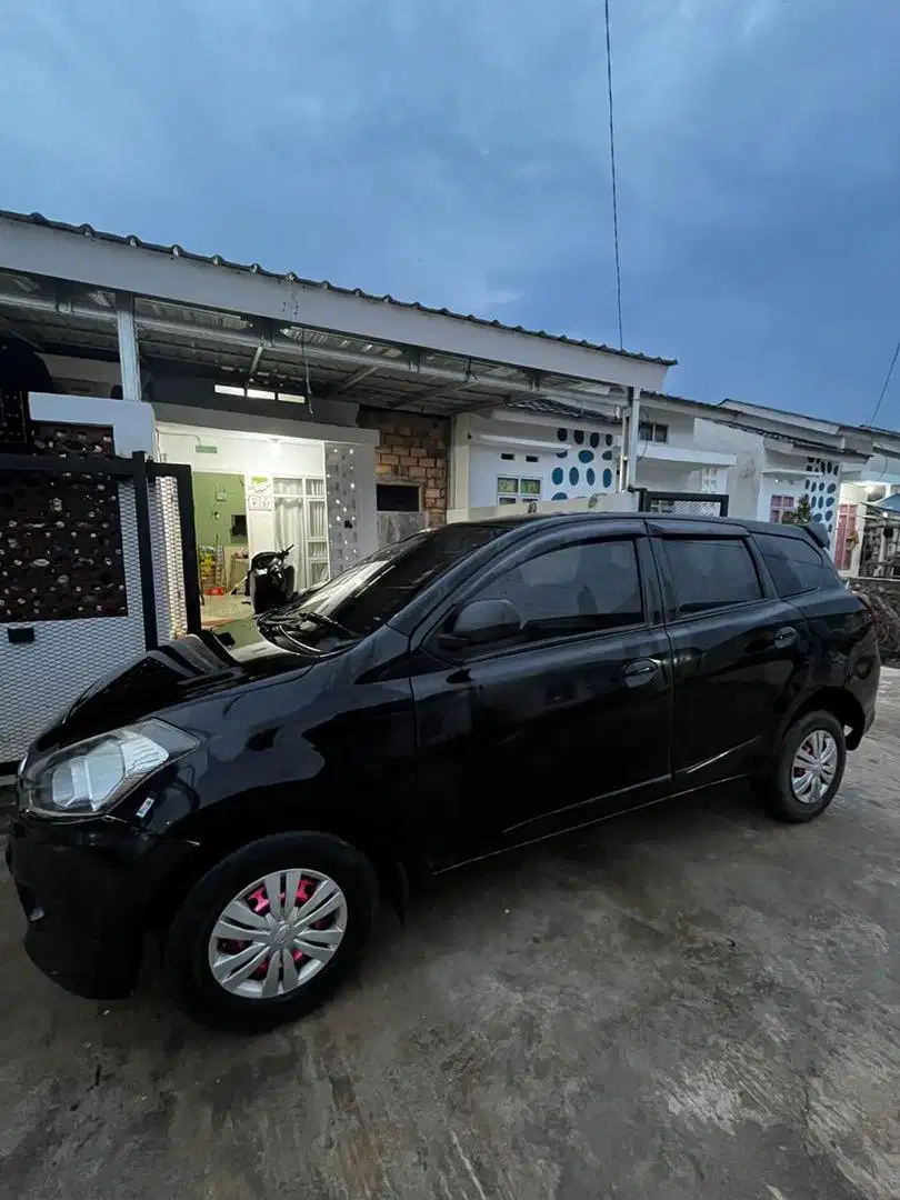 Jual santai Datsun go plus 2015 mulus terawat Ac dingin