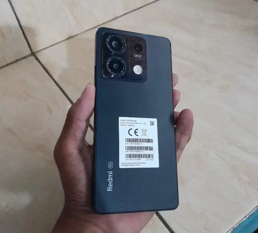 Redmi Note 13 5G Ram8/256 Fullset,Cager original Harga Net cod Binjai