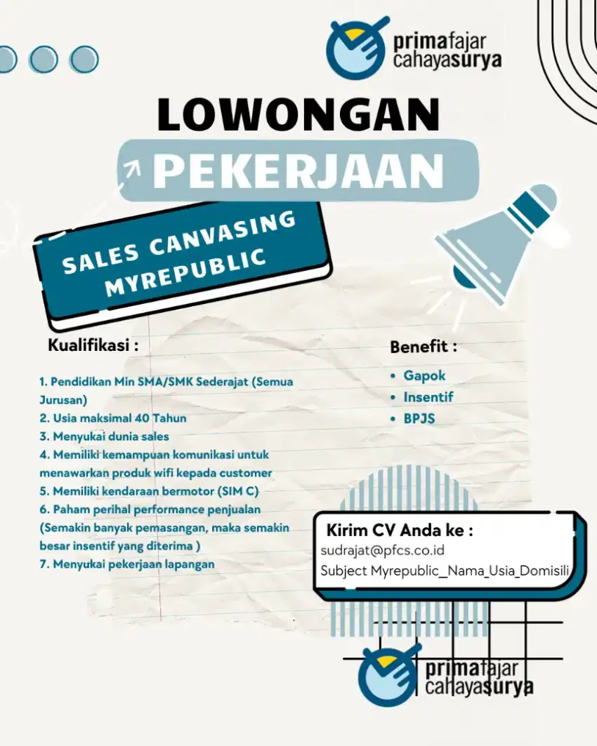 Sales Canvasing WIFI