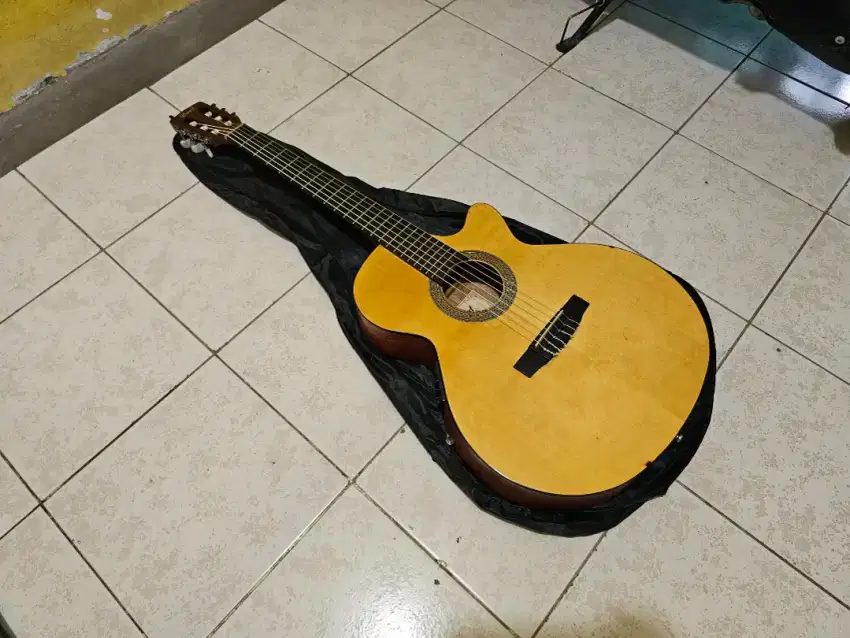 Gitar cort cec1 op klasik nilon akustik elektrik original