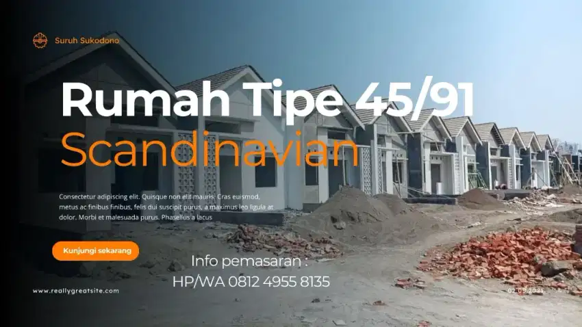 Promo rumah tipe 45/91 di sidoarjo