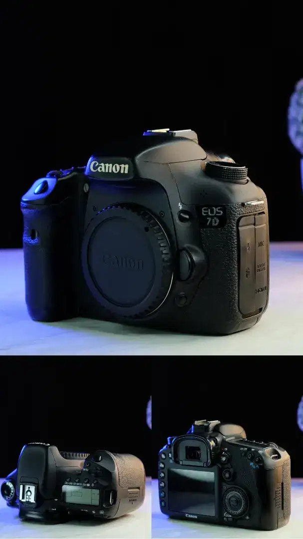 SERI PRO!! CANON EOS 7D BODY ONLY KAMERA DSLR BANDEL FULL FITUR