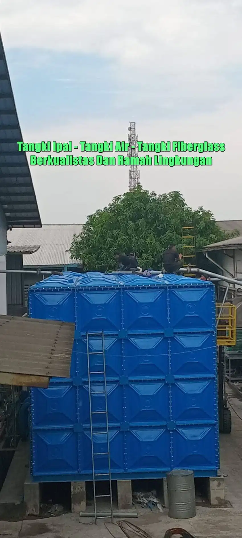 Roof Tank, Tangki Air Fiberglass, Tangki Air Kotak, Toren Air, Tangki