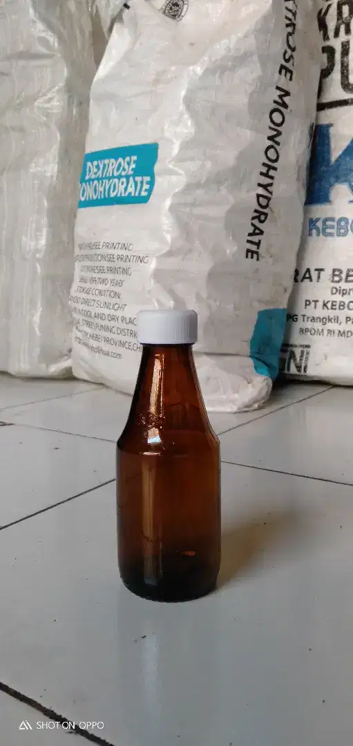 Botol kaca coklat 150ml