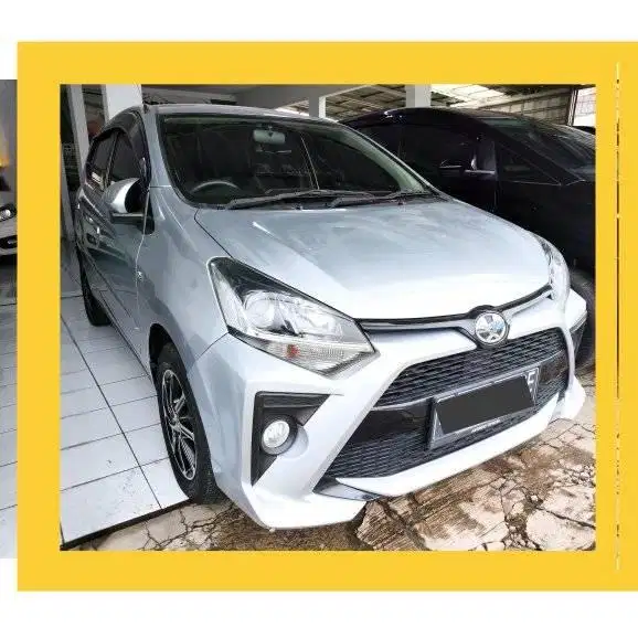 Toyota Agya G Matic At Tahun 2020 Low kilometer Silver