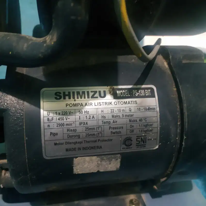 Mesin pompa air listrik otomatis shimizu PS-130 BIT