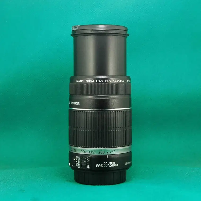 Lensa Tele Canon EFS 55-250 mm F 4-5.6 IS / EF-S 55-250mm IS Lancar