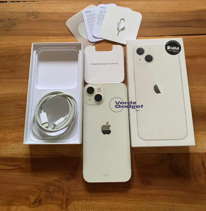 iphone 13 128 GB garansi gdn, warna putih