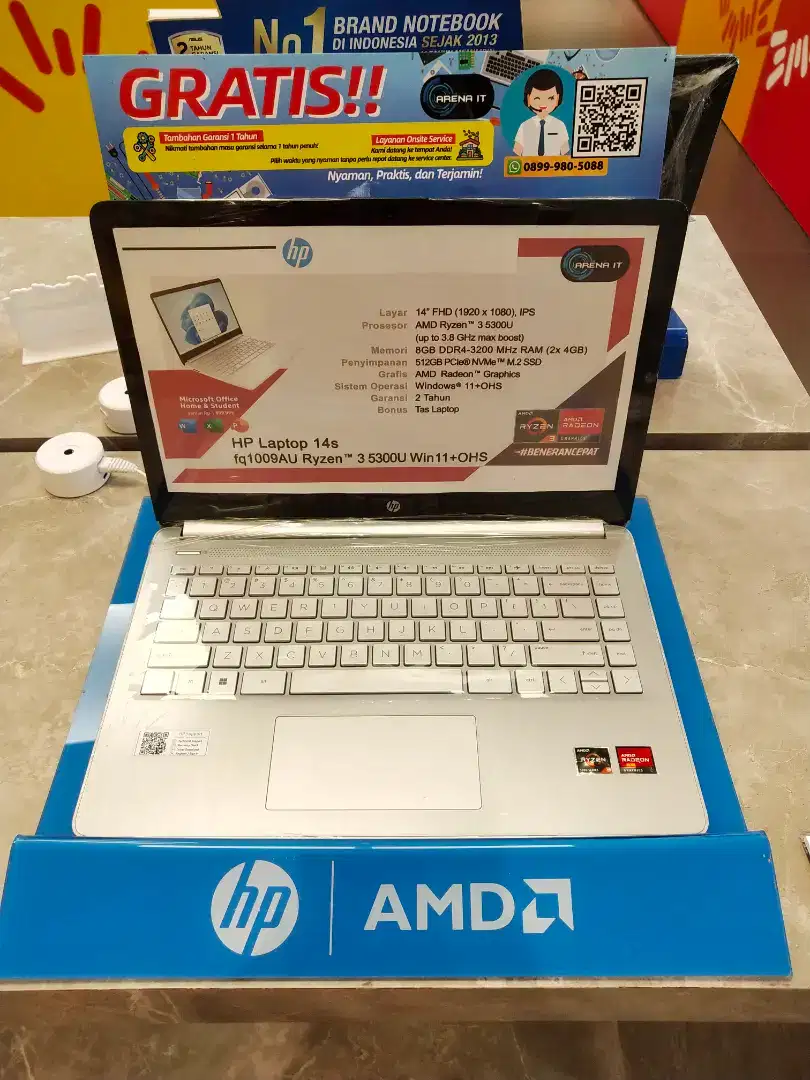 seGAMPANG ITU, Dapetin Laptop HP 14S-FQ100AU R3,Pakai Promo Homecredit